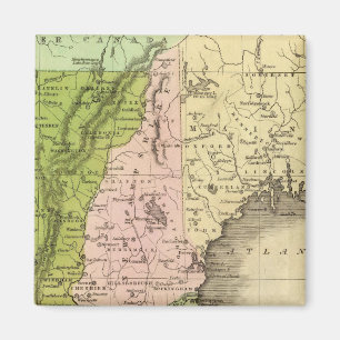 Íman Mapa de Olney para os Estados do Leste