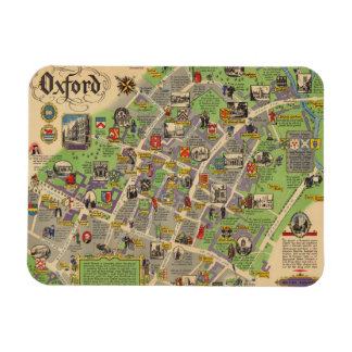 Íman Mapa de Oxford, Inglaterra (caminhos de ferro brit
