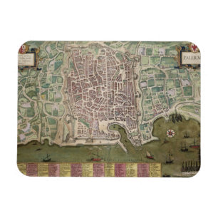 Íman Mapa de Palermo, de "Civitates Orbis Terrarum"