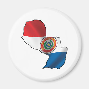 Íman Mapa de Paraguai