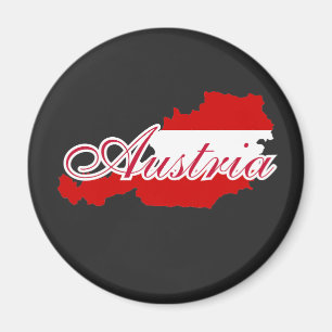 Íman Mapa de pavilhão da Áustria