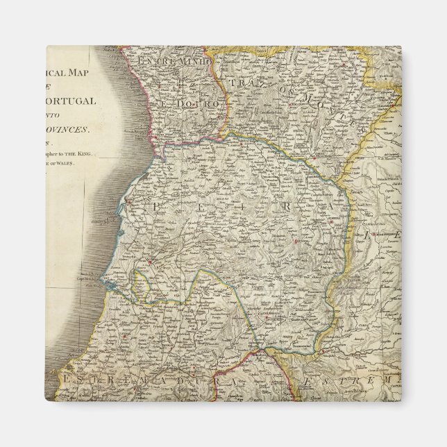 Íman Mapa de Portugal (Frente)