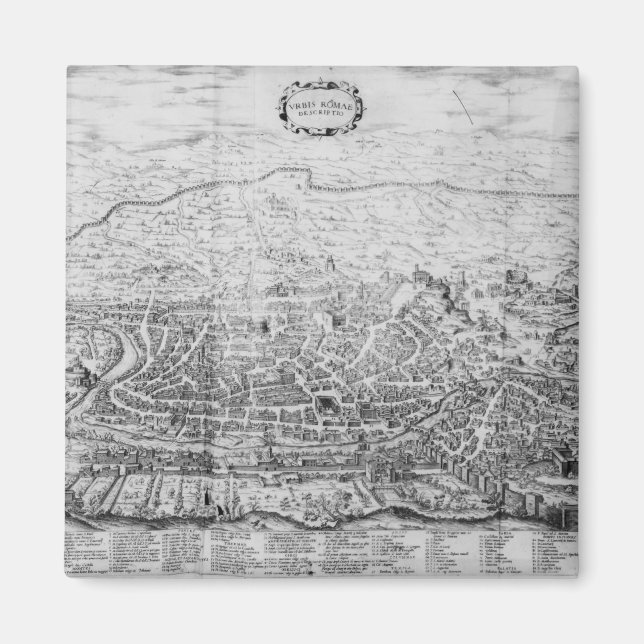 Íman Mapa de Roma (Frente)