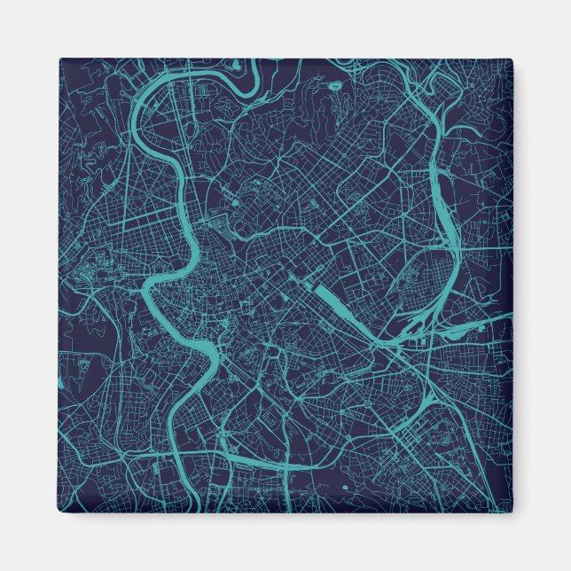 Íman Mapa de Roma (Frente)
