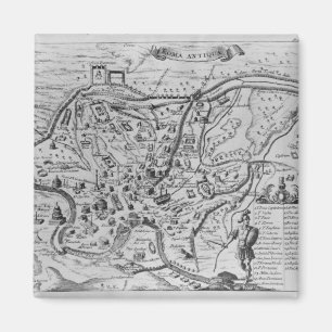 Íman Mapa de Roma antiga
