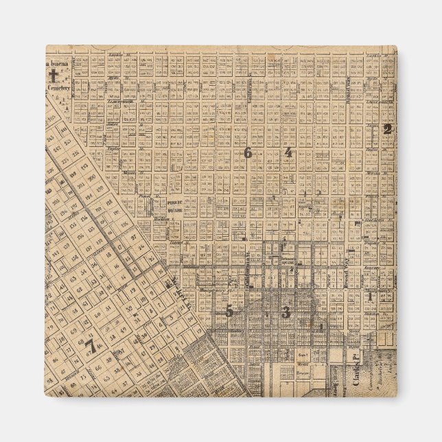 Íman Mapa de São Francisco (Frente)