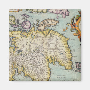 Íman Mapa de Scotland Miliaria Scotia