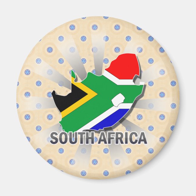 Íman Mapa de Sinalizador da África do Sul 2.0 (Frente)