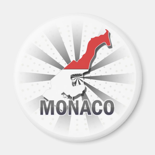 Íman Mapa de Sinalizador Mônaco 2.0 (Frente)