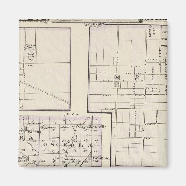 Íman Mapa de Stark e parte oeste de Marshall (Frente)