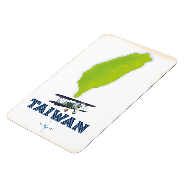 Íman Mapa de Taiwan (Left Side)