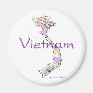 Íman Mapa de Vietnam