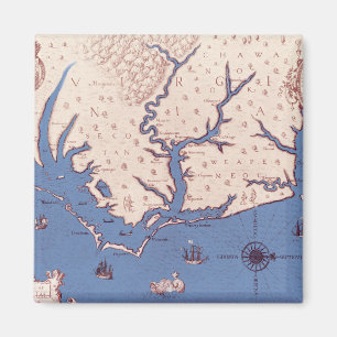 Íman Mapa de Virgínia