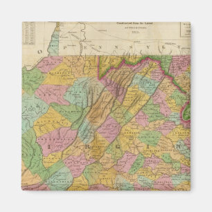Íman Mapa De Virginia E Maryland