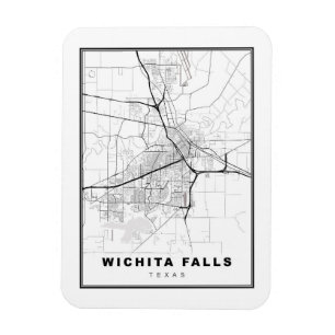 Íman Mapa de Wichita Falls