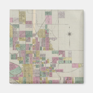 Íman Mapa de Wichita, Kansas