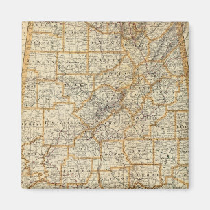 Íman Mapa do Alabama