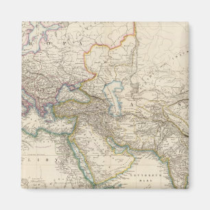 Íman Mapa do Atlas África, Europa e Ásia Ocidental