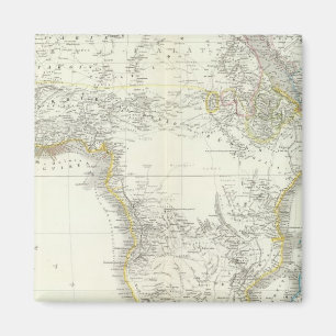 Íman Mapa do Atlas Africano