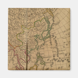 Íman Mapa do Atlas Asiático