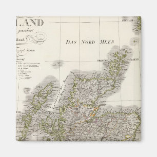 Íman Mapa do Atlas da Escócia