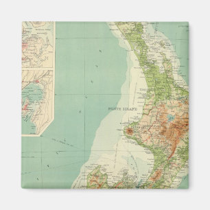 Íman Mapa do Atlas da Nova Zelândia