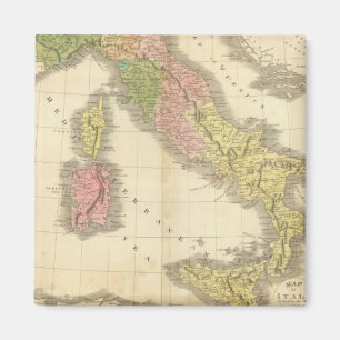 Íman Mapa do Atlas de Conologia da Itália