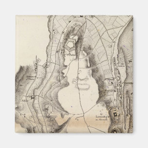 Íman Mapa do Atlas do Plateau da Rua