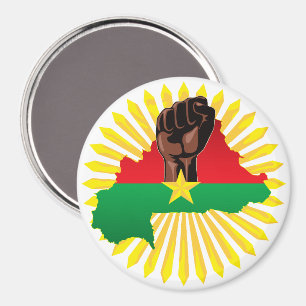 Íman Mapa do Burkina Faso, Bandeira e Resistência à Rev