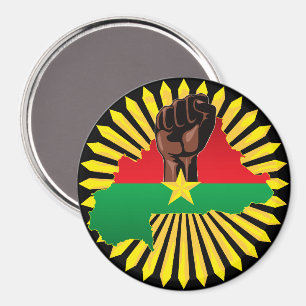 Íman Mapa do Burkina Faso, Bandeira e Resistência à Rev