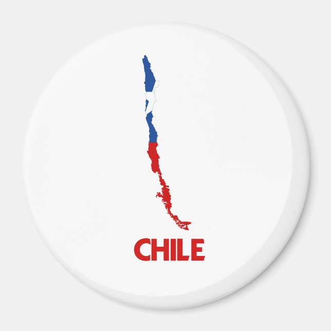 ÍMAN MAPA DO CHILE (Frente)