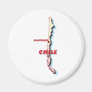 Íman Mapa do Chile