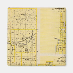 Íman Mapa do Condado de Miami