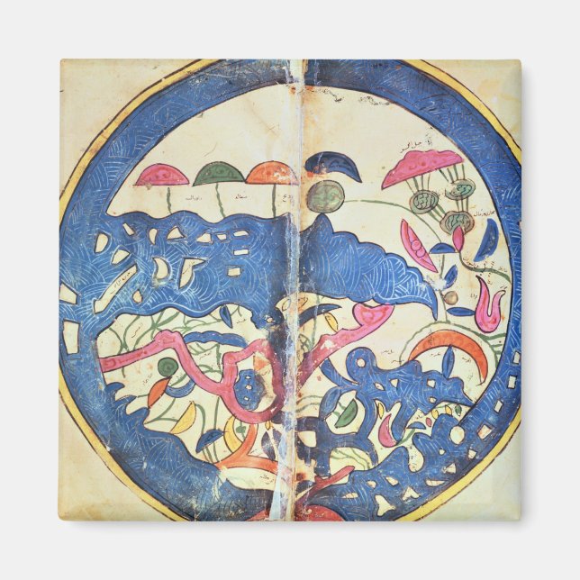 Íman Mapa do Egito, 1348 (Frente)