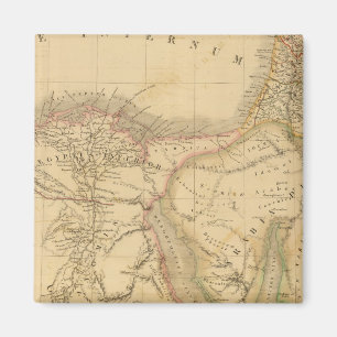 Íman Mapa do Egito, da Palestina e da Arábia
