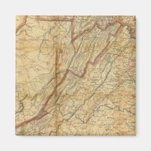 Íman Mapa do Estado da Virgínia