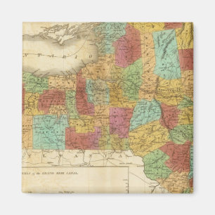 Íman Mapa Do Estado De Nova Iorque