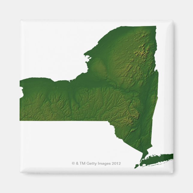 Íman Mapa do Estado de Nova Iorque (Frente)