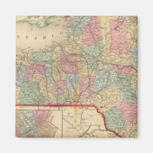 Íman Mapa do Estado de Nova Iorque por Mitchell