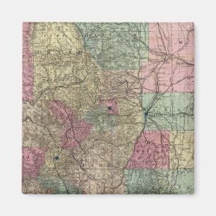 Íman Mapa do Estado do Colorado