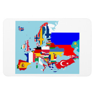 ÍMAN MAPA DO EUROPA