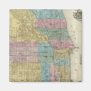 Íman Mapa do Guia de Chicago