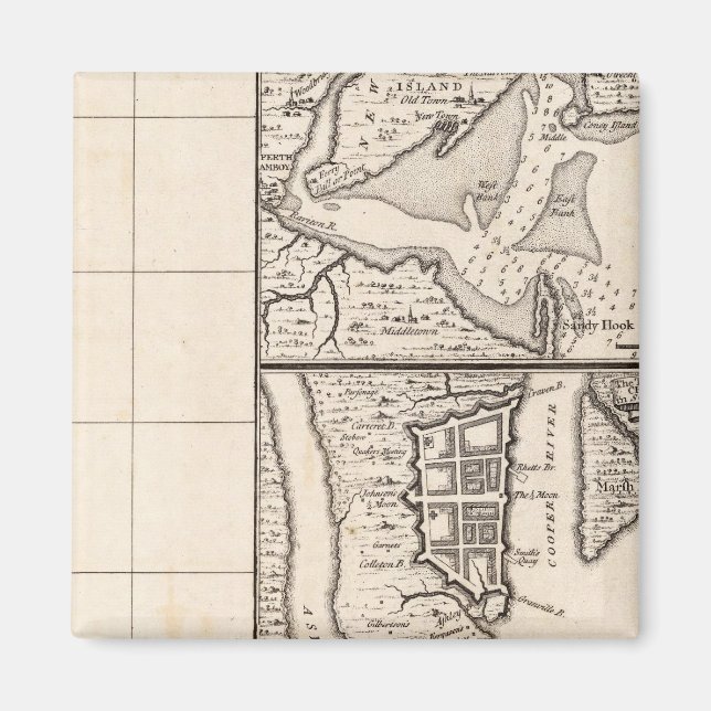 Íman Mapa do Império Britânico na América 12 (Frente)