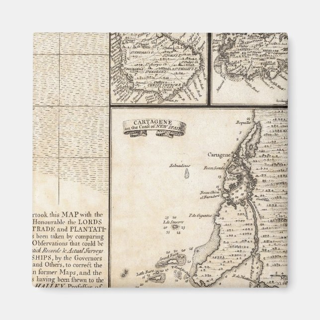 Íman Mapa do Império Britânico na América 20 (Frente)