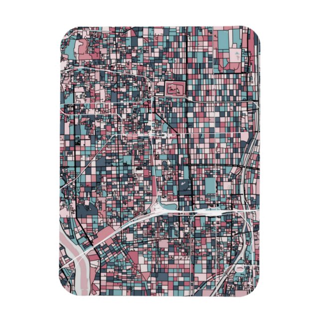 Íman Mapa do Japão de Quioto (Vertical)