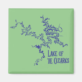 Íman Mapa do Lago de Ozarks