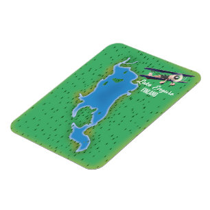 Íman Mapa do Lago Engure Finlândia
