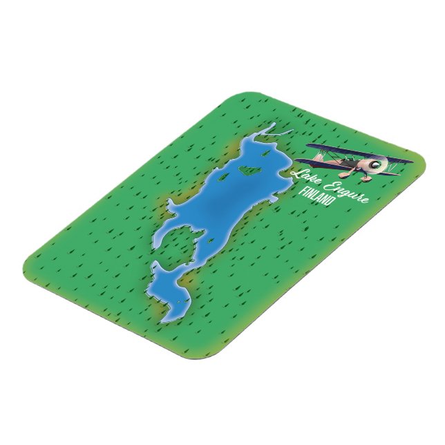 Íman Mapa do Lago Engure Finlândia (Left Side)