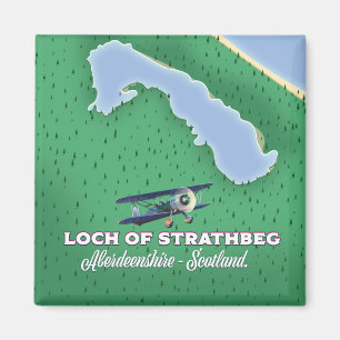 Íman Mapa do Loch de Strathbeg Aberdeenshire Escócia