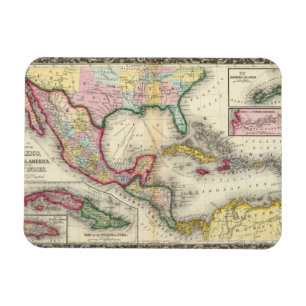 Íman Mapa Do México, América Central
